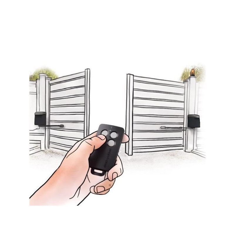 Articulated 24V Has motorization for swing gate - Opengate 2 - SCS Sen