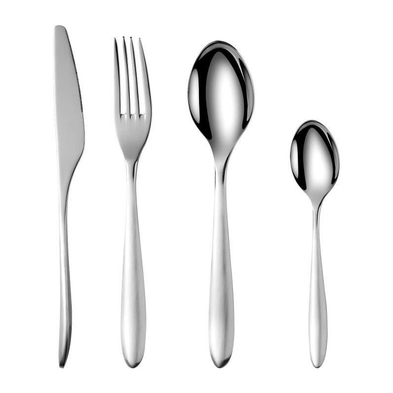 Cutlery set - ARTHUR MARTIN - AM0211 - 24 pieces - Stainless steel - P
