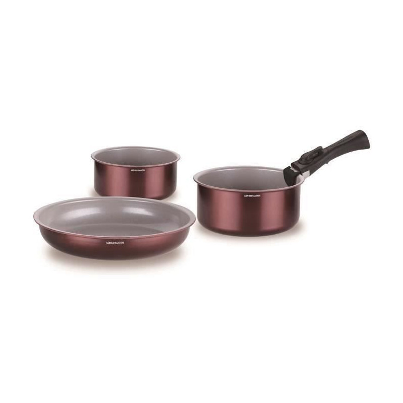 Cookware set - All hobs including induction - ARTHUR MARTIN - AM2503 -