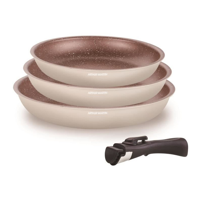 Cookware set - All hobs including induction - ARTHUR MARTIN - AM4754 -