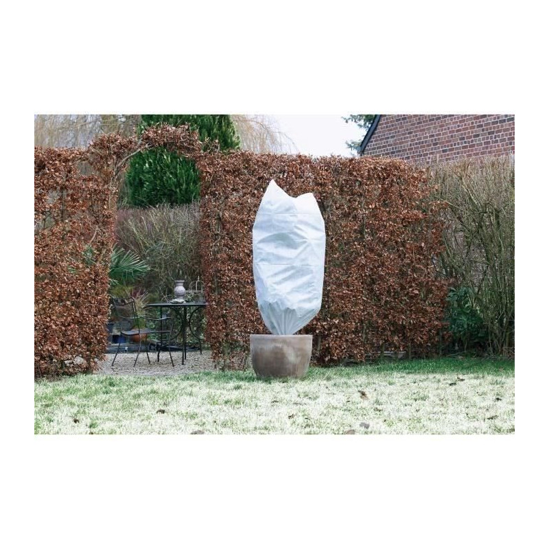Nature Lot of 3 winter cover 50 g/m² - Ø 50 cm x 1 m - White