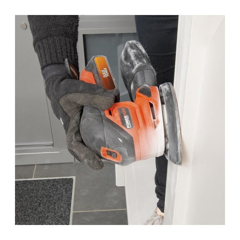 Multi -wireless sander 20V + 1x abrasive 80g - Dual Power Powdp50200 -