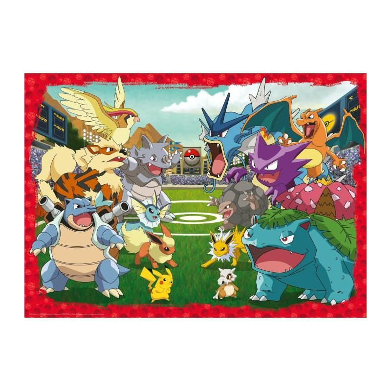 1000 Piece Puzzle Pokémon The Confrontation, Adults and Children from