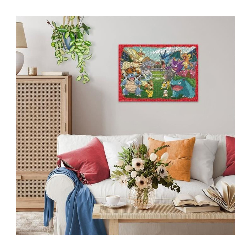 1000 Piece Puzzle Pokémon The Confrontation, Adults and Children from