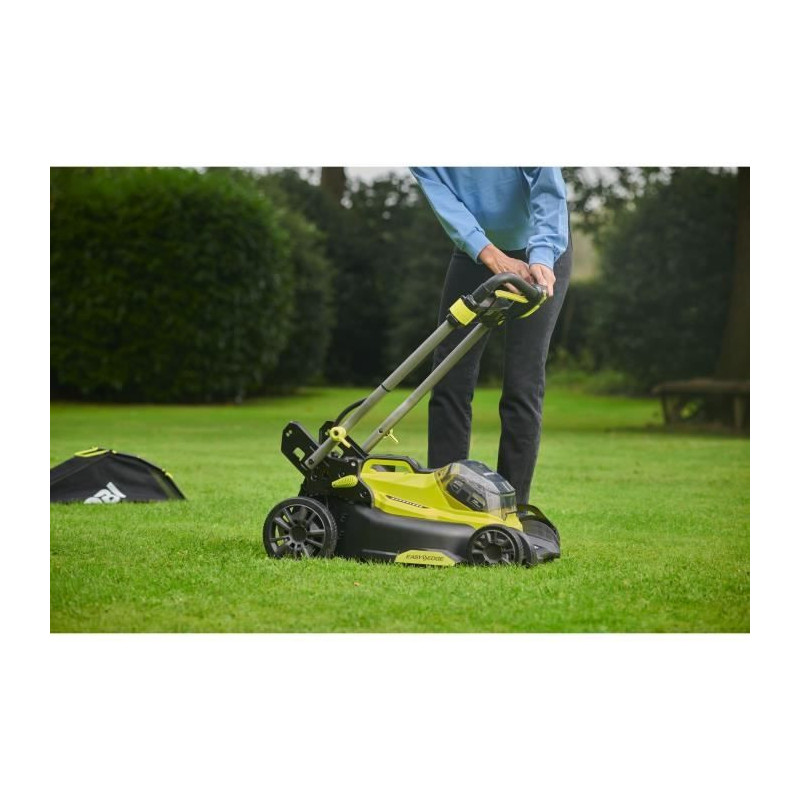 RYOBI - 18V Brushless push lawn mower - 40 cm cutting diameter - colle