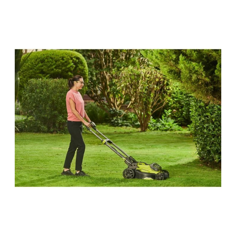 RYOBI - 18V Brushless push lawn mower - 40 cm cutting diameter - colle