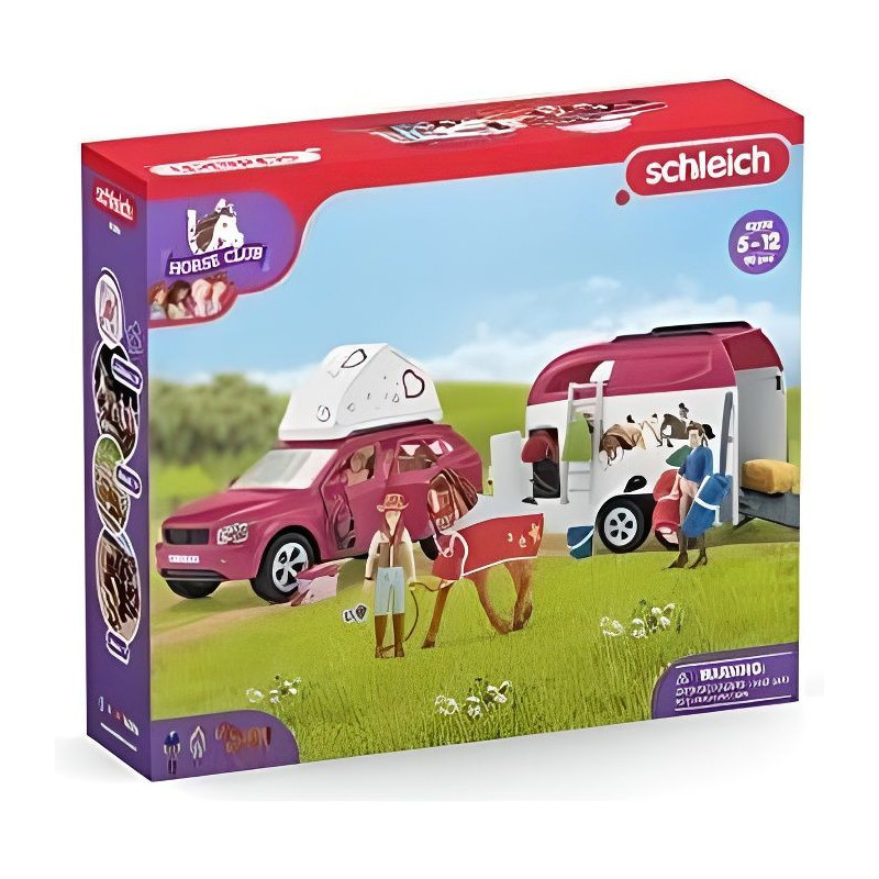 Schleich - Large Equestrian Voyage by car and trailer - 42535 - Horse