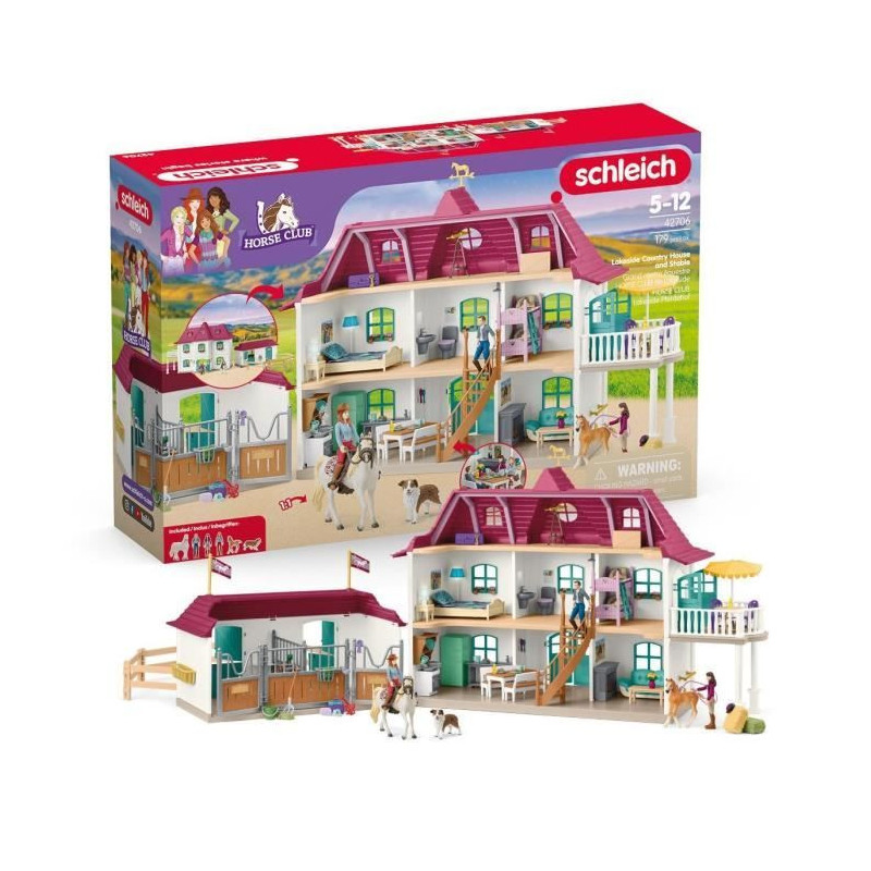 Lakeside Large Equestrian Center Box, SCHLEICH 42706, Horse Club, From