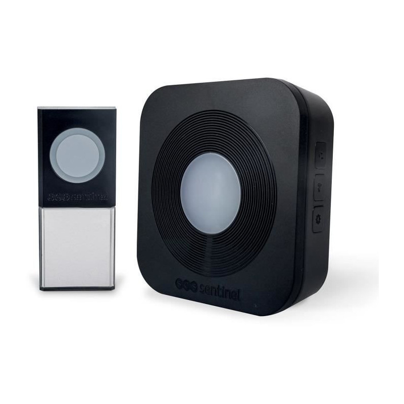 Wireless chime - SCS SENTINEL - 200 meters - SimplyBell - Black