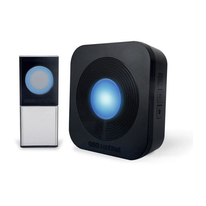 Wireless chime - SCS SENTINEL - 200 meters - SimplyBell - Black