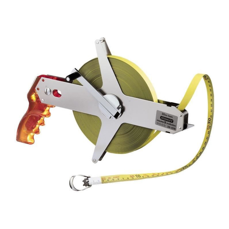 Measure - STANLEY - 1-34-478 - Long - 50 mx 12.7 mm - Steel Tape - Mab