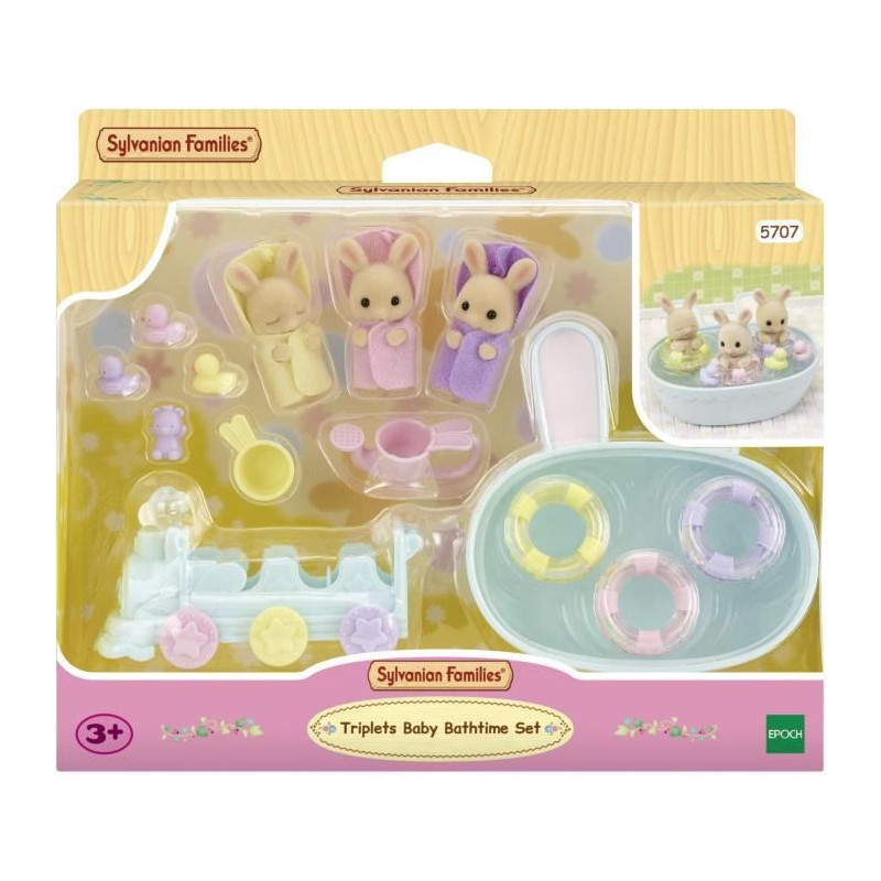 Miniature figurines - SYLVANIAN FAMILIES - 5707 - The Creme Rabbit tri