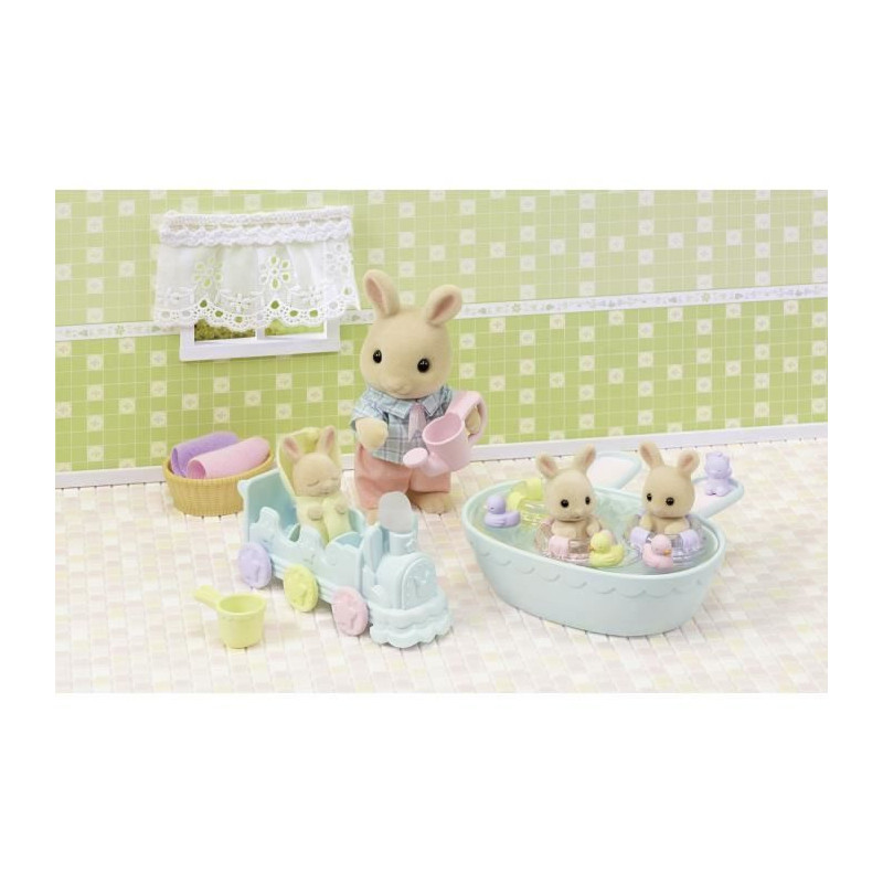 Miniature figurines - SYLVANIAN FAMILIES - 5707 - The Creme Rabbit tri