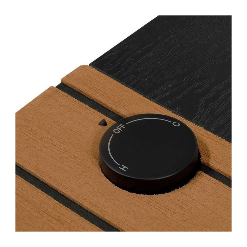 UBBINK Solar Shower Support - 20 Liter Water Reserve - Teak