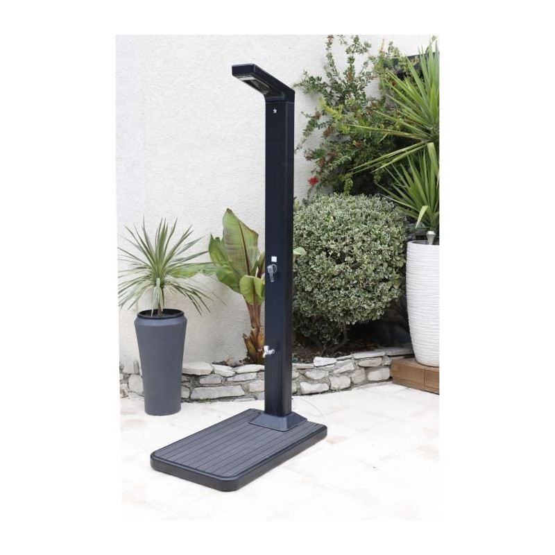 UBBINK Solar Shower Holder - 20 Liter Water Reserve - Anthracite