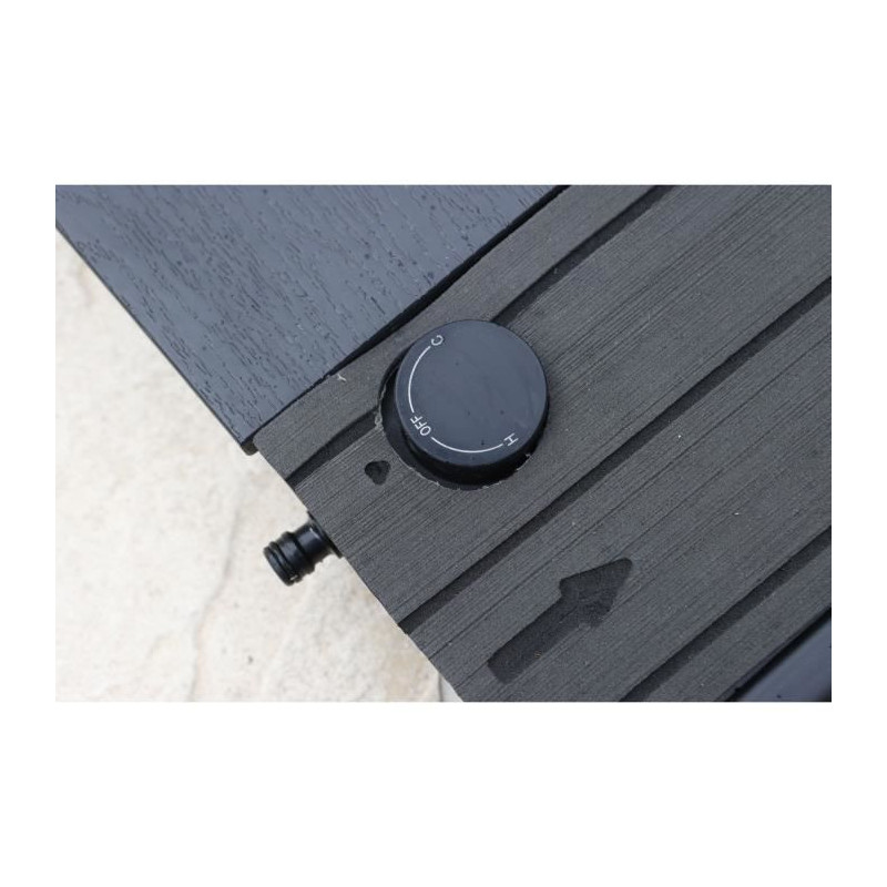 UBBINK Solar Shower Holder - 20 Liter Water Reserve - Anthracite