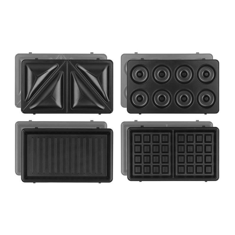 WEASY JOY600 - 4 in 1 sandwich maker - 4 interchangeable plates - 750W