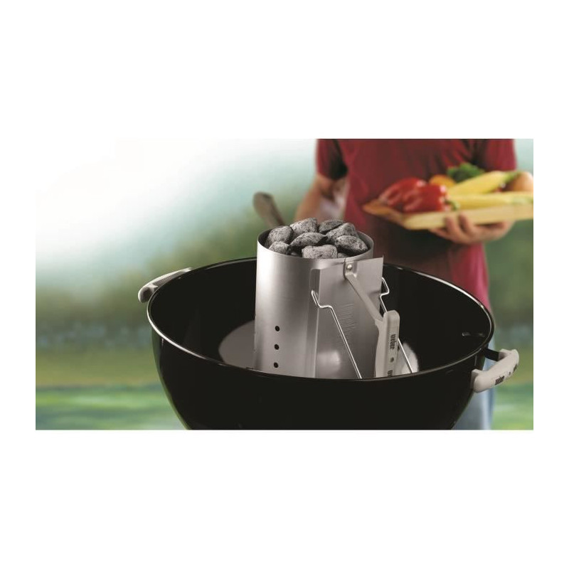WEBER Rapidfire Ignition Chimney Kit - With 2 kg briquettes + 6 fire-r