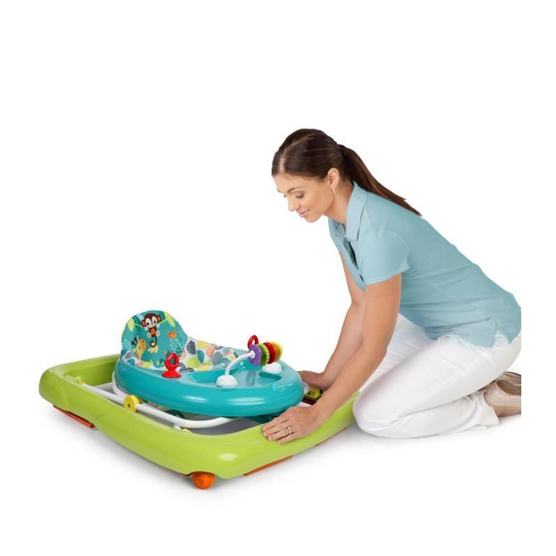 BRIGHT STARTS Giggling Safari Baby Walker