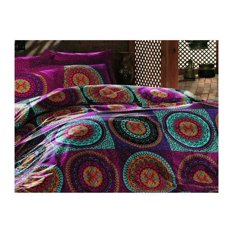 Bedding set - 1 duvet cover 220 x 240 cm + 2 pillowcases 60 x 60 cm -