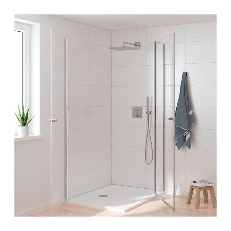 Built-in shower set - 1 jet - Thermostatic mixer - GROHE - 34881000 -