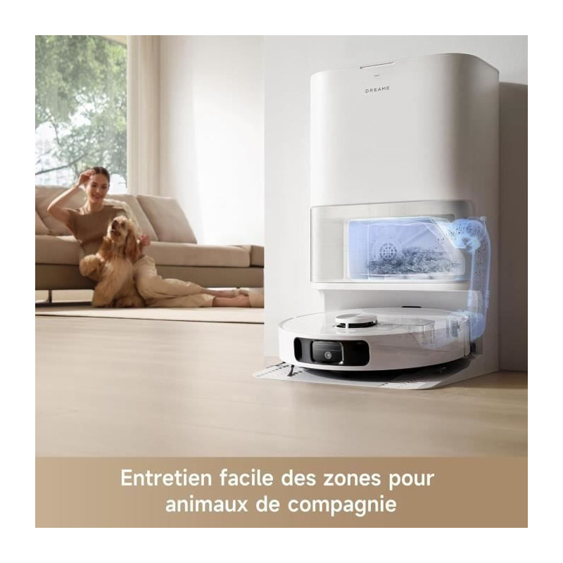 Robot Vacuum Cleaner - DREAME L10s Ultra Gen 2 - 10000 Pa - 300 ml - W