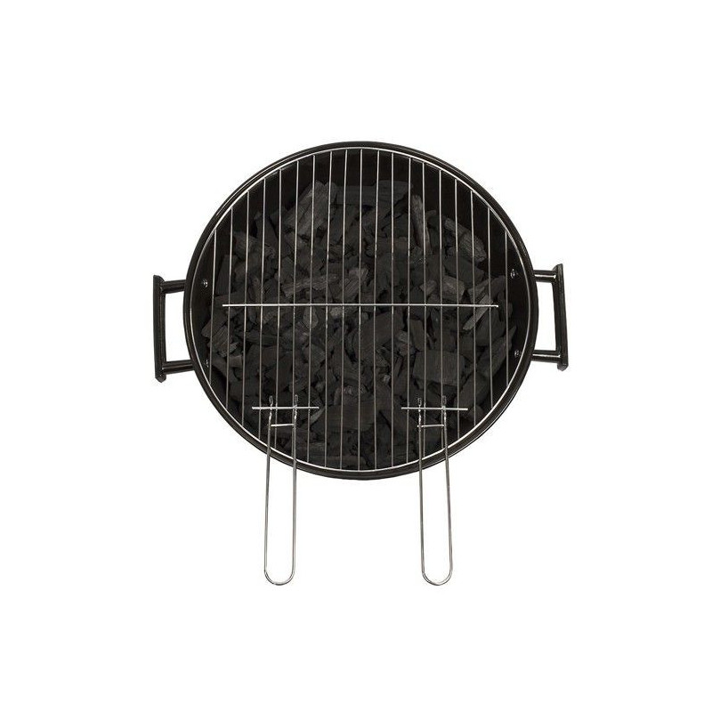Charcoal barbecue - LIVOO - DOC172K - ø41 cm - Chrome-plated steel gr
