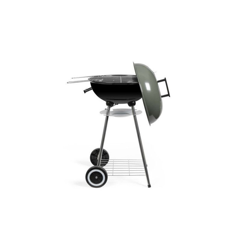 Charcoal barbecue - LIVOO - DOC172K - ø41 cm - Chrome-plated steel gr