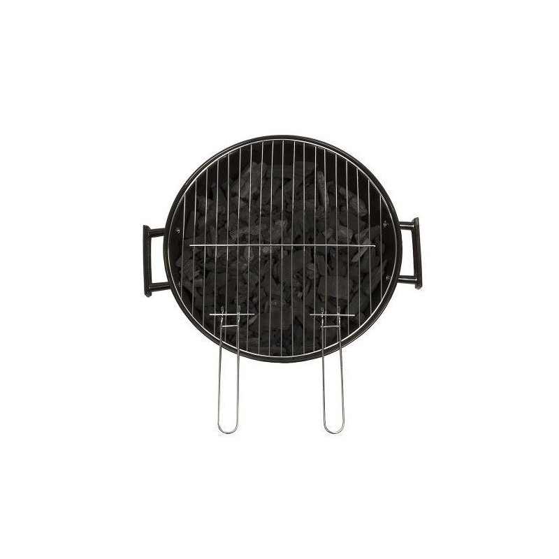 Charcoal barbecue - LIVOO - DOC172K - ø41 cm - Chrome-plated steel gr