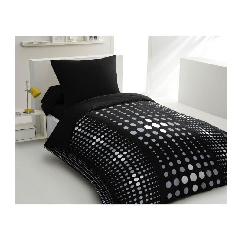 Steevy microfiber duvet set - 1 duvet cover 140x200 cm + 1 pillowcase