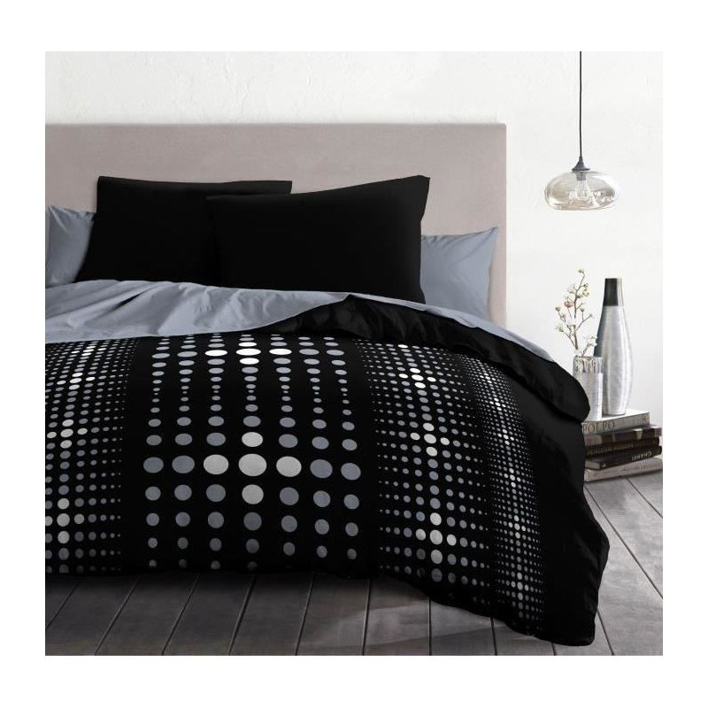 Steevy microfiber duvet set - 1 duvet cover 240x260 cm + 2 pillowcases