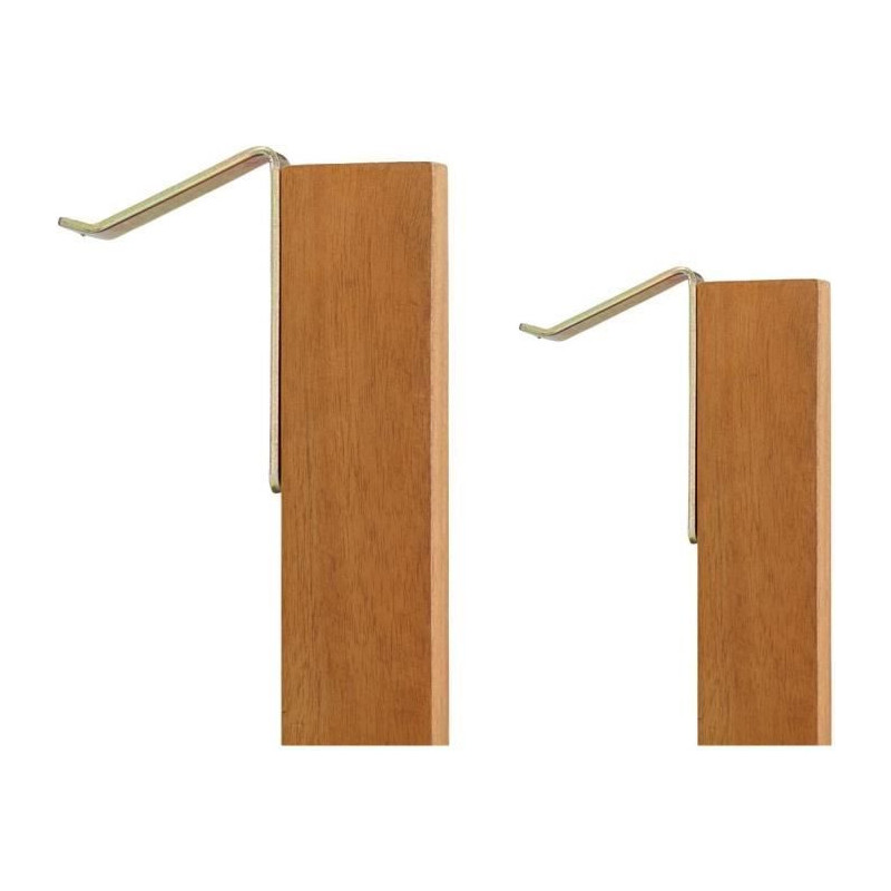 LILOU hanging balcony table - FSC acacia wood - Foldable - 60x44x80 cm