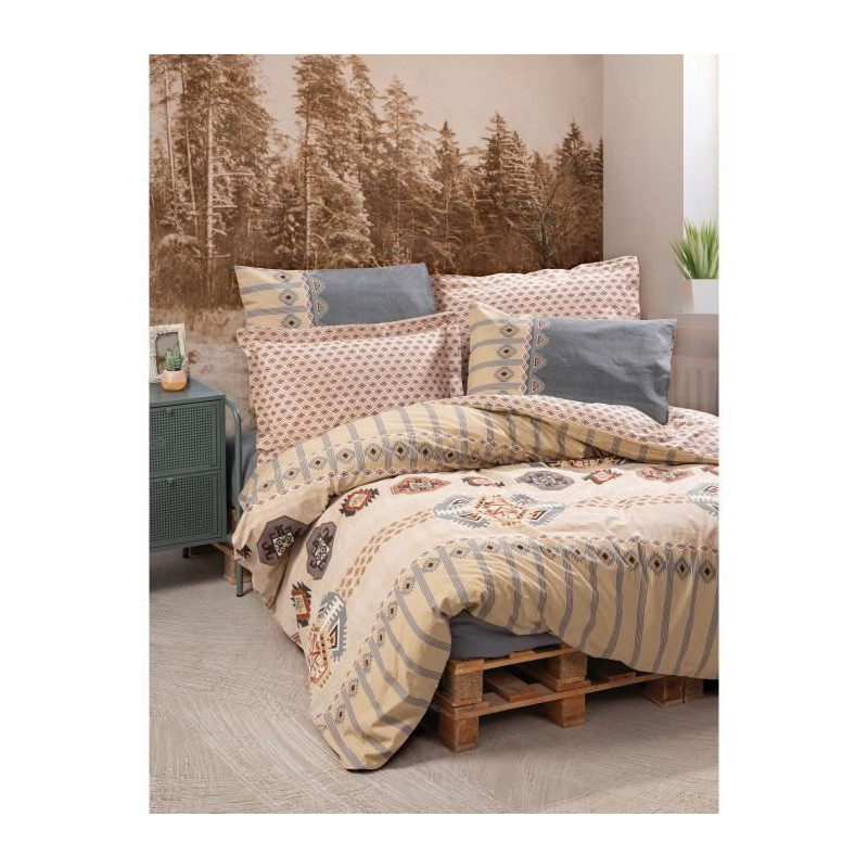 Bedding set - 1 duvet cover 220 x 240 cm + 2 pillowcases 60 x 60 cm -