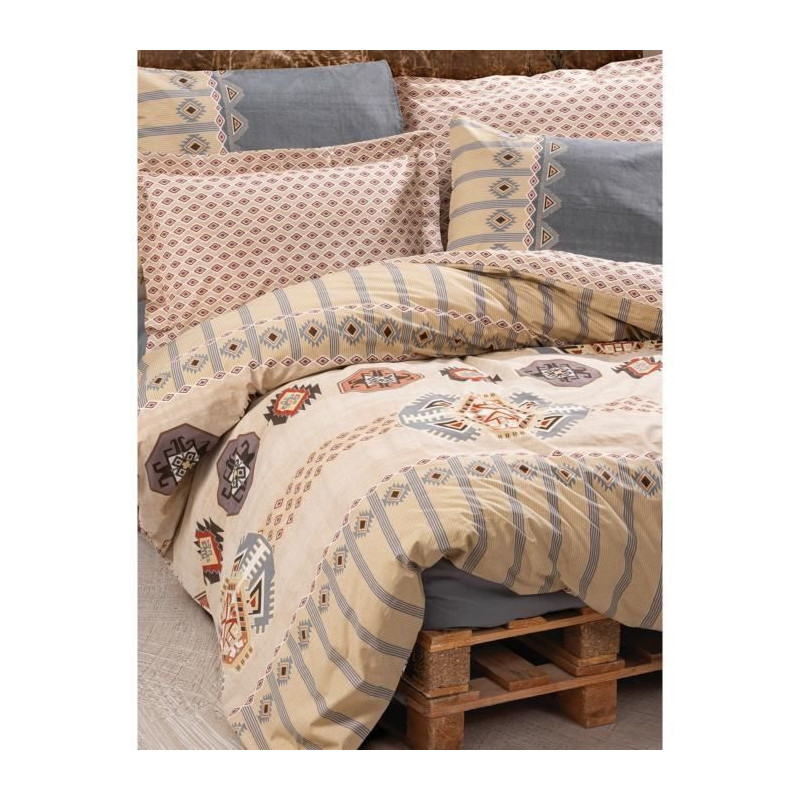 Bedding set - 1 duvet cover 220 x 240 cm + 2 pillowcases 60 x 60 cm -