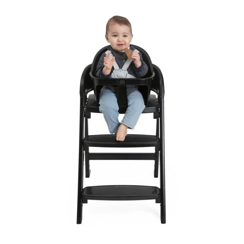 CHICCO Crescendo Lite evolving high chair - Cairo coal - Black - 8.25