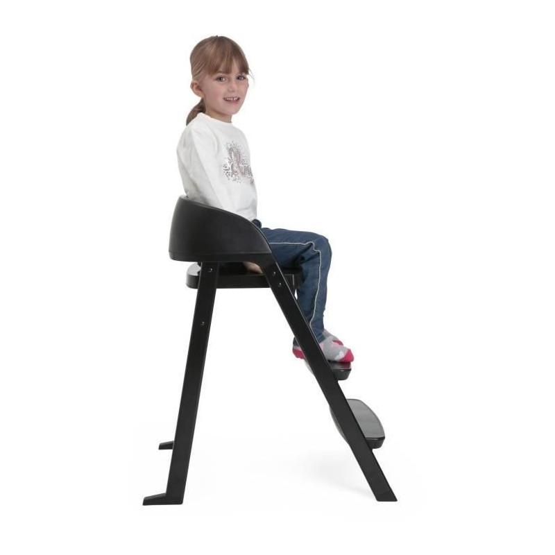 CHICCO Crescendo Lite evolving high chair - Cairo coal - Black - 8.25