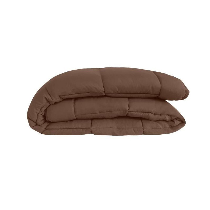 Duvet Microfiber 400g / m² CALGARY Chocolate & Coral 220x240cm