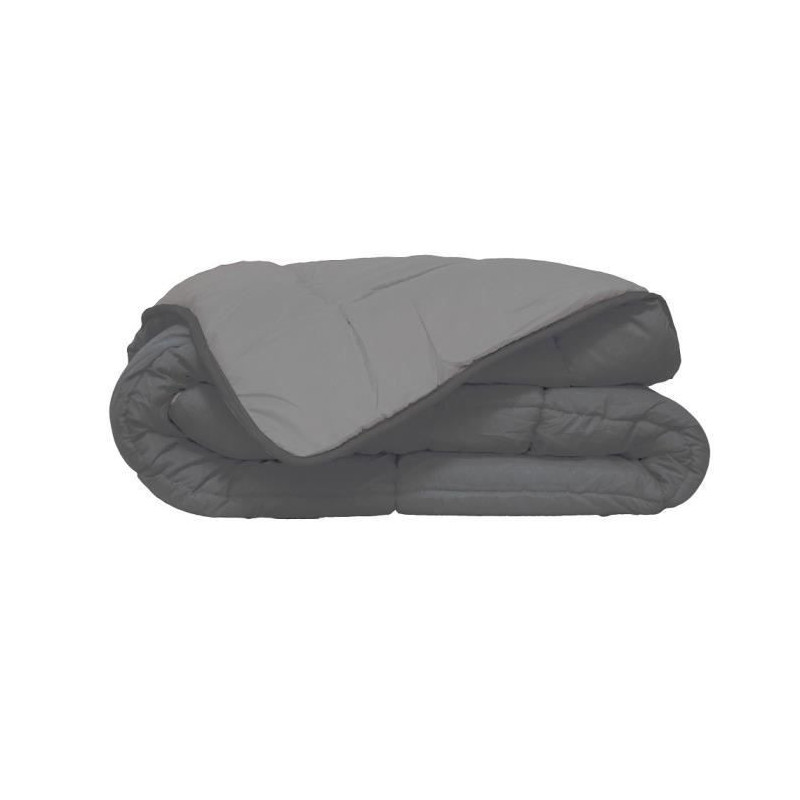 HUDSON Légere microfiber duvet 200g/m² 220x240cm steel & silver