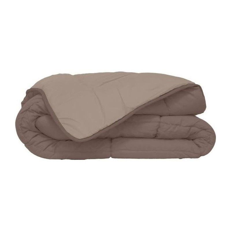 HUDSON Microfiber Light Duvet 200g / m² 220x240cm Taupe & Linen