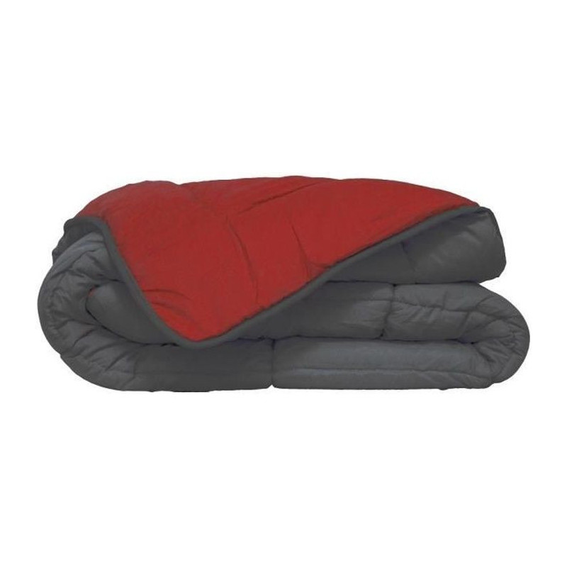 Hudson Légere microfiber duvet 200g/m² 140x200cm gray & red