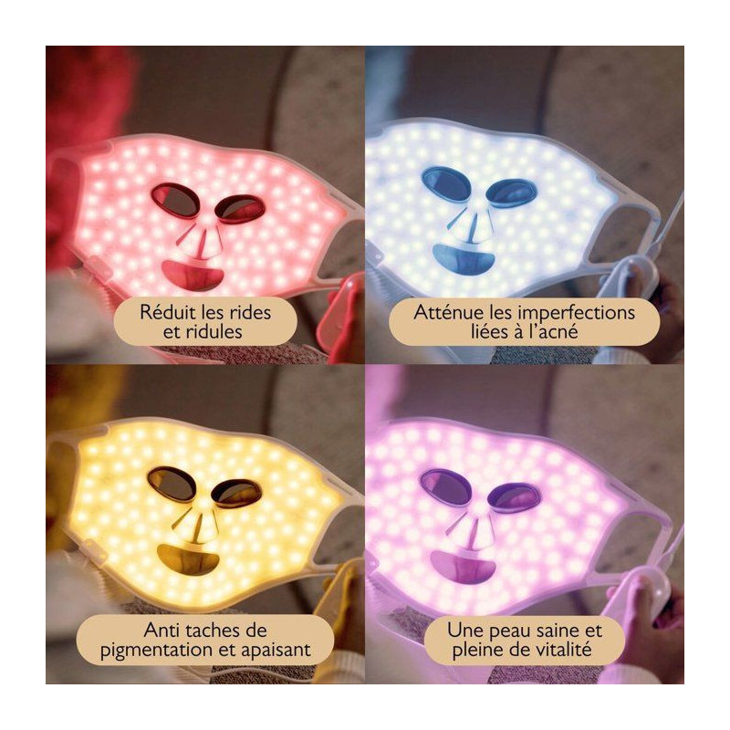 Silk'n Lumino - Mask Led Luminotherapie 100leds - Automatic routine pr