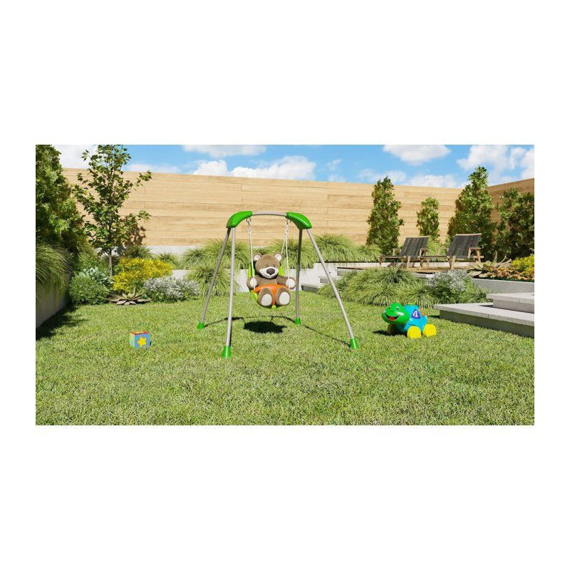 Metal swing set - for babies - with shell seat - BABY'K EMMA TRIGANO