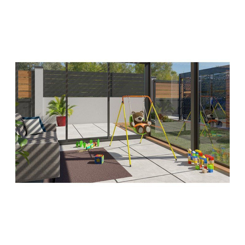 Metal swing set - for babies - with shell seat - BABY'K EMMA TRIGANO