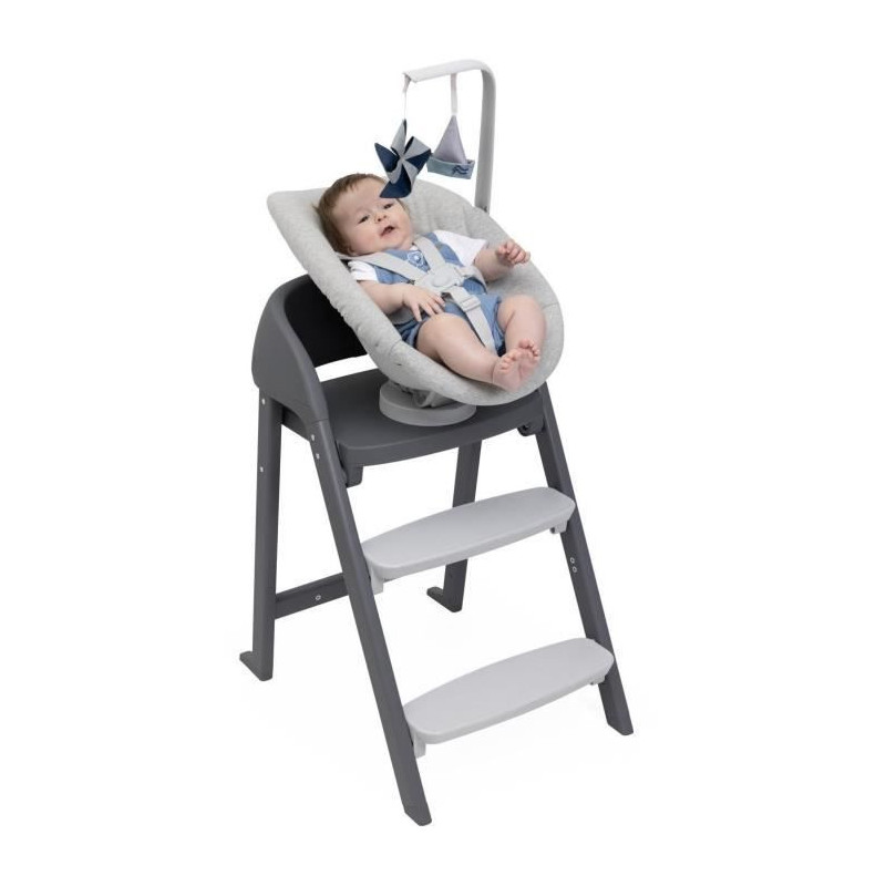 CHICCO Crescendo Baby Seat - Reclining - Grey