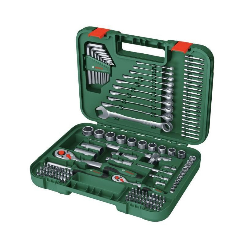 Bosch Advanced 132-Piece Hand Tool Set (for Heavy-Duty Fastening Tasks