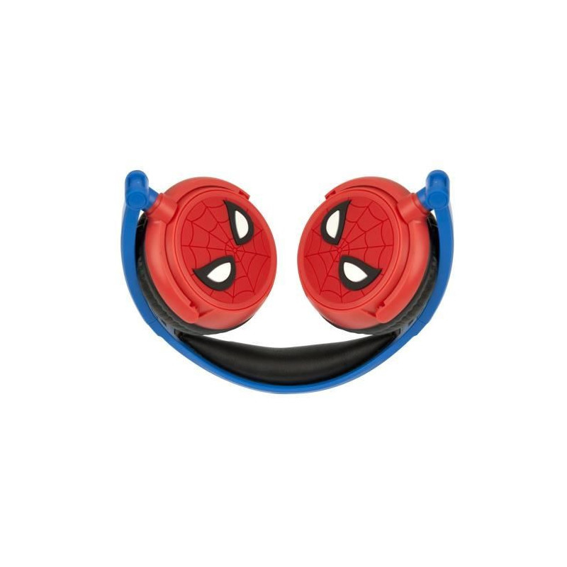 LEXIBOOK - SPIDER-MAN - Stereo Audio Headset, Limited Sound Power, Fol