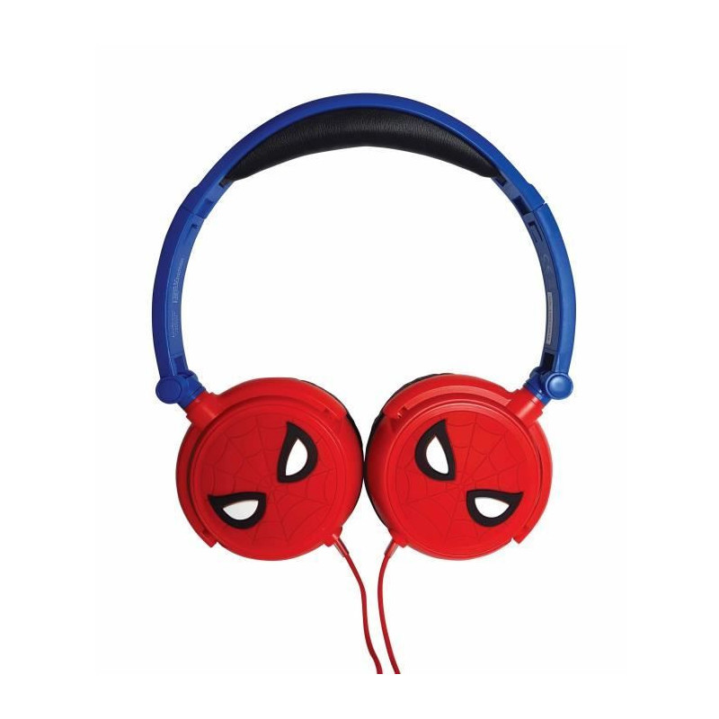 LEXIBOOK - SPIDER-MAN - Stereo Audio Headset, Limited Sound Power, Fol