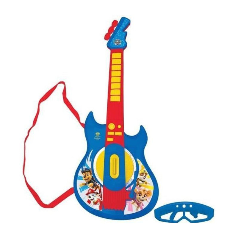 PAT PATROUILLE - Illuminated Electronic Guitar 59cm - Glasses and Micr