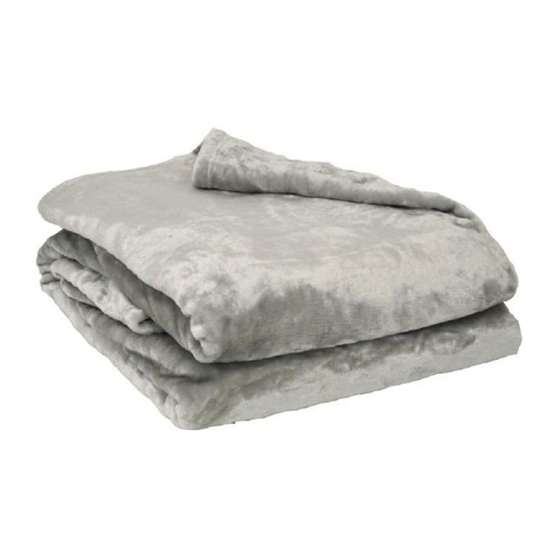 Plaid microflanelle 130x170 cm Perle