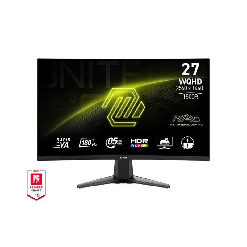 PC screen - MSI - MAG 27CQ6F - 2560 x 1440 - 0.5ms - VA